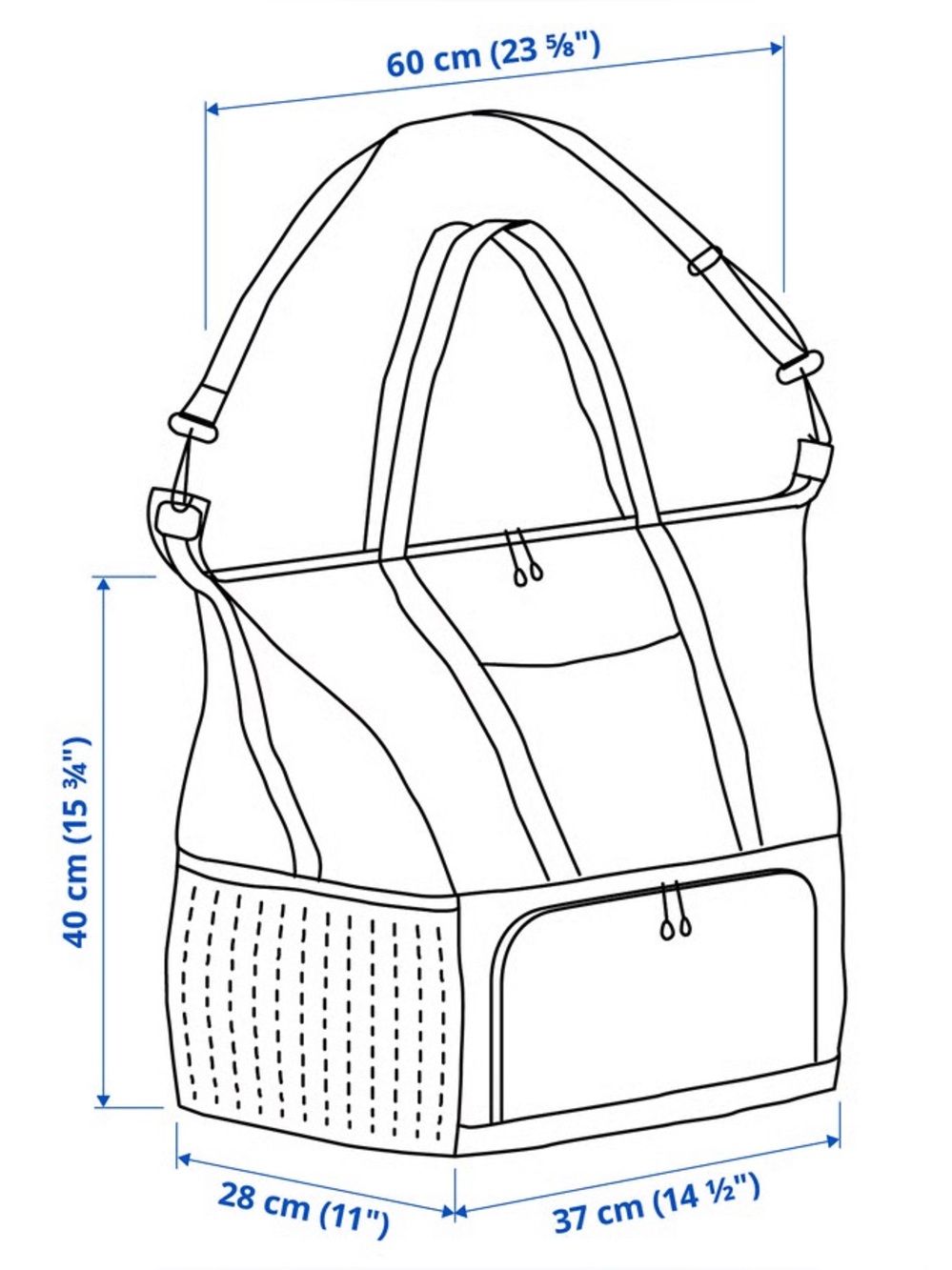 Mustard Yellow Cooler Bag – Insulated Tote - Picture 9 of 9